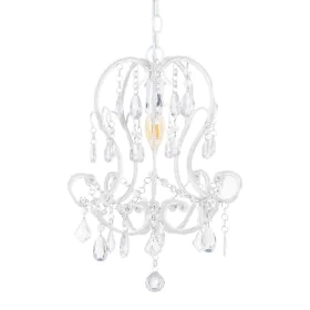 Ceiling Light 29,5 x 28 x 85 cm Metal White Classic by BigBuy Home, Pendant Lights - Ref: S8801966, Price: 50,88 €, Discount: %