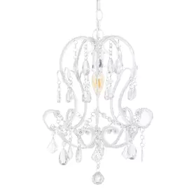 Candeeiro de teto 29,5 x 28 x 85 cm Metal Branco Clássico de BigBuy Home, Iluminação suspensa - Ref: S8801966, Preço: 51,28 €...