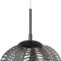 Ceiling Light 26 x 26 x 120 cm Crystal Grey by BigBuy Home, Pendant Lights - Ref: S8801970, Price: 74,12 €, Discount: %