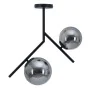 Ceiling Light 50 x 15 x 54 cm Crystal Black Metal by BigBuy Home, Pendant Lights - Ref: S8802320, Price: 58,72 €, Discount: %