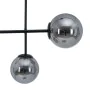 Candeeiro de teto Ø 14 cm 70 x 18 x 90 cm Cristal Preto Metal de BigBuy Home, Iluminação suspensa - Ref: S8802339, Preço: 77,...