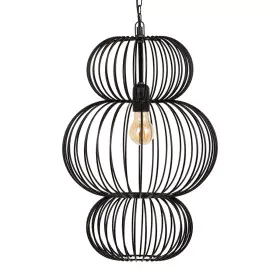 Lámpara de Techo 34 x 34 x 51 cm Negro Hierro Ø 34 cm de BigBuy Home, Iluminación colgante - Ref: S8802359, Precio: 85,04 €, ...