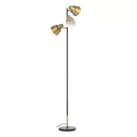 Floor Lamp 30 x 30 x 155 cm Black Golden Metal by BigBuy Home, Floor Lamps & Torchieres - Ref: S8802373, Price: 115,30 €, Dis...