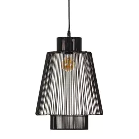 Candeeiro de teto 29 x 29 x 39,5 cm Preto Ferro Ø 29 cm de BigBuy Home, Iluminação suspensa - Ref: S8802387, Preço: 24,66 €, ...