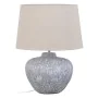 Lampe de bureau Gris Lin Céramique 40 W 220 V 240 V 220-240 V 40 x 40 x 55 cm de BigBuy Home, Lampes de chevet - Réf : S88023...