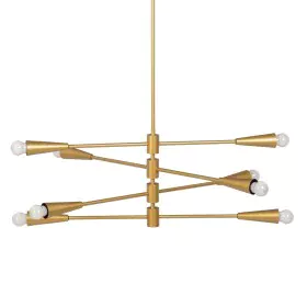 Suspension 80 x 80 x 137,5 cm Doré Métal Moderne de BigBuy Home, Suspensions - Réf : S8802398, Prix : 121,57 €, Remise : %