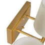 Wall Lamp 58 x 20 x 31,5 cm Synthetic Fabric Golden Metal Modern by BigBuy Home, Multi-armed Lights - Ref: S8802444, Price: 9...