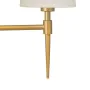 Wall Lamp 58 x 20 x 31,5 cm Synthetic Fabric Golden Metal Modern by BigBuy Home, Multi-armed Lights - Ref: S8802444, Price: 9...