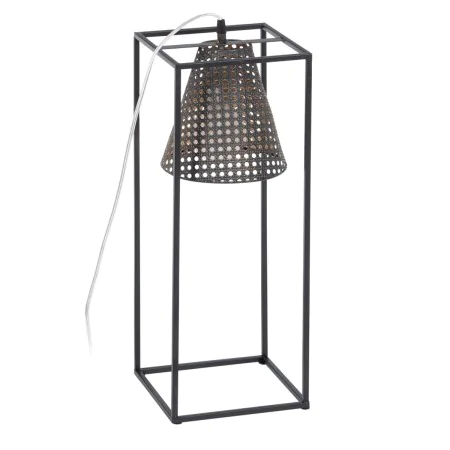 Lámpara de Pie Negro Dorado Metal 20 x 20 x 57 cm de BigBuy Home, Lámparas de pie - Ref: S8802454, Precio: 54,44 €, Descuento: %