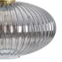 Ceiling Light Crystal Grey Golden Metal 30 x 30 x 26 cm by BigBuy Home, Pendant Lights - Ref: S8802476, Price: 82,03 €, Disco...