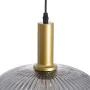 Ceiling Light Crystal Grey Golden Metal 30 x 30 x 26 cm by BigBuy Home, Pendant Lights - Ref: S8802476, Price: 82,03 €, Disco...