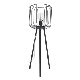 Lámpara de Pie Negro Metal 25 x 25 x 80 cm de BigBuy Home, Lámparas de pie - Ref: S8802482, Precio: 57,58 €, Descuento: %