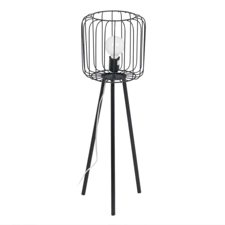 Lámpara de Pie Negro Metal 25 x 25 x 80 cm de BigBuy Home, Lámparas de pie - Ref: S8802482, Precio: 35,92 €, Descuento: %