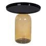 Mesa auxiliar 45 x 45 x 47 cm Cristal Negro Metal Ambar de BigBuy Home, Mesas auxiliares - Ref: S8802525, Precio: 125,19 €, D...