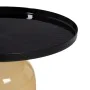 Table d'appoint 45 x 45 x 47 cm Verre Noir Métal Ambre de BigBuy Home, Tables de service - Réf : S8802525, Prix : 125,19 €, R...