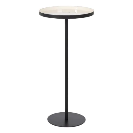 Side table 40 x 40 x 85 cm Black Cream Iron by BigBuy Home, Side Tables - Ref: S8802537, Price: 59,17 €, Discount: %