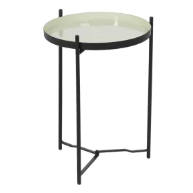 Mesa auxiliar 35,5 x 35,5 x 50,5 cm Negro Verde Hierro de BigBuy Home, Mesas auxiliares - Ref: S8802541, Precio: 39,02 €, Des...