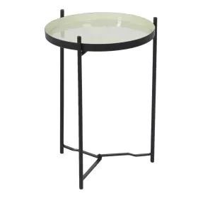 Mesa de apoio 35,5 x 35,5 x 50,5 cm Preto Verde Ferro de BigBuy Home, Mesas auxiliares - Ref: S8802541, Preço: 39,34 €, Desco...