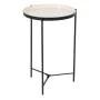 Table d'appoint 40,5 x 40,5 x 60,5 cm Noir Crème Fer de BigBuy Home, Tables de service - Réf : S8802542, Prix : 49,92 €, Remi...