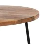 Table d'appoint 40,5 x 40,5 x 66 cm Naturel Noir Bois Fer de BigBuy Home, Tables de service - Réf : S8802543, Prix : 35,80 €,...