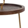 Side table Golden Wood Brown Iron 38 x 38 x 66 cm by BigBuy Home, Side Tables - Ref: S8802544, Price: 35,80 €, Discount: %