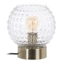 Lampe de bureau Doré Métal Verre Laiton Fer 40 W 220 V 240 V 220-240 V 20 x 20 x 22 cm de BigBuy Home, Lampes de chevet - Réf...