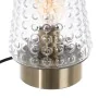 Lampada da tavolo Dorato Metallo Cristallo Ottone Ferro 40 W 220 V 240 V 220-240 V 17 x 17 x 26 cm di BigBuy Home, Lampade da...