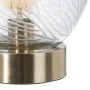 Lampe de bureau Doré Métal Verre Laiton Fer 40 W 220 V 240 V 220-240 V 22 x 22 x 31 cm de BigBuy Home, Lampes de chevet - Réf...