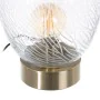 Lampe de bureau Doré Métal Verre Laiton Fer 40 W 220 V 240 V 220-240 V 22 x 22 x 31 cm de BigBuy Home, Lampes de chevet - Réf...