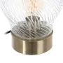 Lampada da tavolo Dorato Metallo Cristallo Ottone Ferro 40 W 220 V 240 V 220-240 V 18 x 18 x 25 cm di BigBuy Home, Lampade da...