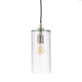 Candeeiro de teto 12 x 12 x 32 cm Cristal Metal de BigBuy Home, Iluminação suspensa - Ref: S8802787, Preço: 50,76 €, Desconto: %