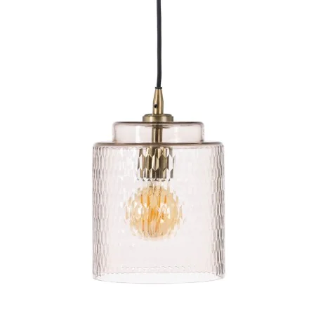 Candeeiro de teto Cristal Metal 20 x 20 x 27 cm de BigBuy Home, Iluminação suspensa - Ref: S8802800, Preço: 57,73 €, Desconto: %