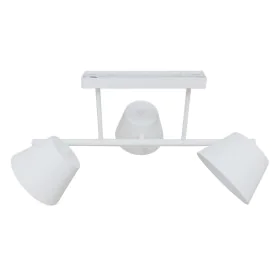 Candeeiro de teto 62,5 x 38 x 27,5 cm Metal Branco Ø 10 cm de BigBuy Home, Iluminação suspensa - Ref: S8803128, Preço: 113,53...