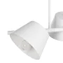 Candeeiro de teto 62,5 x 38 x 27,5 cm Metal Branco Ø 10 cm de BigBuy Home, Iluminação suspensa - Ref: S8803128, Preço: 118,53...