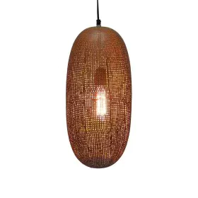 Candeeiro de teto Dourado Metal 20 x 20 x 40 cm de BigBuy Home, Iluminação suspensa - Ref: S8803232, Preço: 91,32 €, Desconto: %